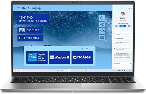 Dell Laptop 15 DC15250 Intel