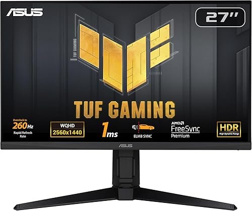 ✅ ASUS TUF Gaming VG27AQML1A Gaming Monitor نسخة أمريكية في الخليج: آمن للاستيراد 2026