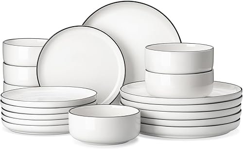 MALACASA Luna Series 18-Piece Porcelain Dinner مستورد من أمريكا للخليج: وش لازم تعرف؟ 2026