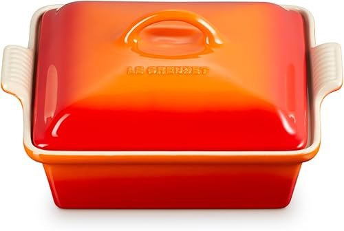 Le Creuset Stoneware Heritage Shallow Square مستورد من أمريكا للخليج: وش لازم تعرف؟ 2026