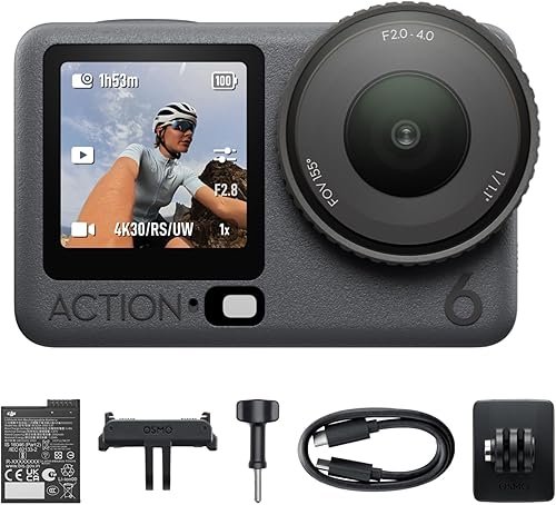 ✅ DJI Osmo Action 6 Adventure Combo,38MP نسخة أمريكية في الخليج: آمن للاستيراد 2026