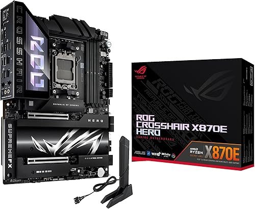 ✅ ASUS ROG Crosshair X870E Hero AMD نسخة أمريكية في الخليج: آمن للاستيراد 2026