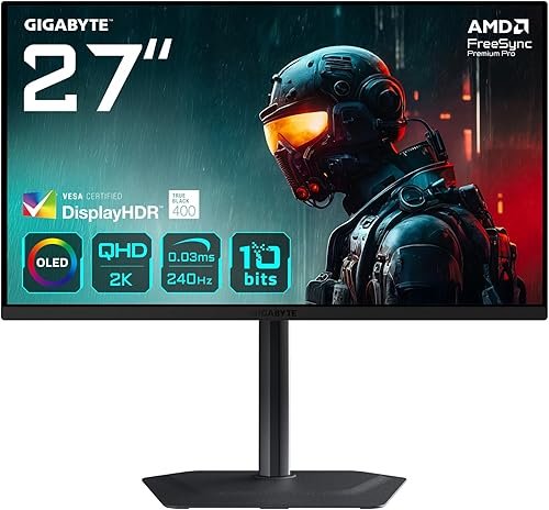GIGABYTE - MO27Q2-27" QD-OLED Gaming Monitor