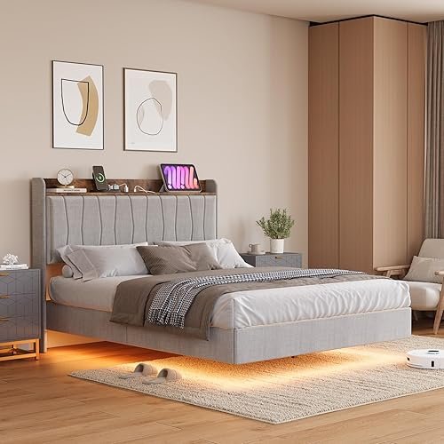 Yanara Floating Bed Frame Queen مستورد من أمريكا للخليج: وش لازم تعرف؟ 2026