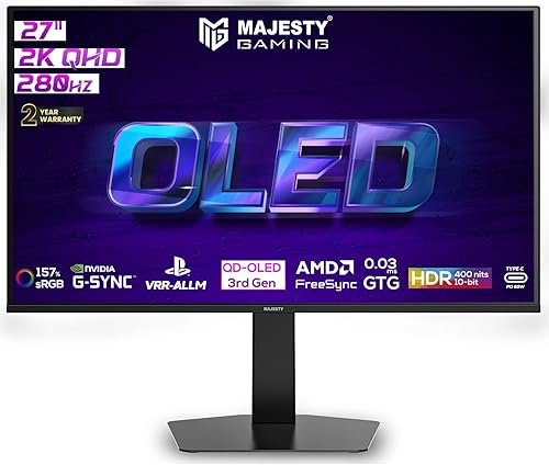 Majesty 27 Inch OLED Gaming Monitor مستورد من أمريكا للخليج: وش لازم تعرف؟ 2026