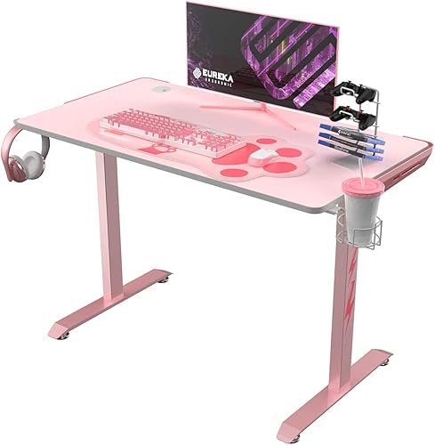 ✅ Eureka Ergonomic I1-S Pink Gaming Desk نسخة أمريكية في الخليج: آمن للاستيراد 2026