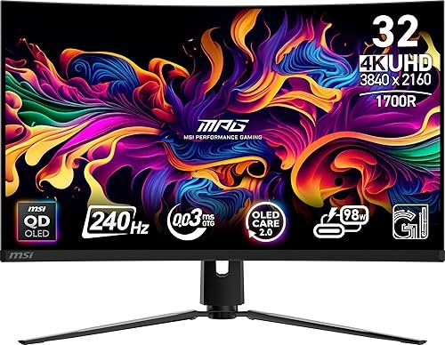 ✅ MSI MPG 321CURX QD-OLED 32-inch 3840 نسخة أمريكية في الخليج: آمن للاستيراد 2026