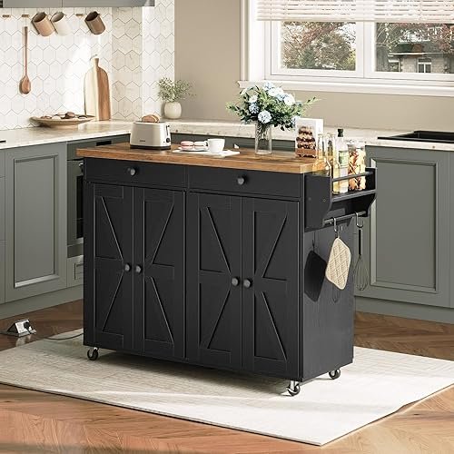 HOOBRO 43.3 Inch Kitchen Island مستورد من أمريكا للخليج: وش لازم تعرف؟ 2026